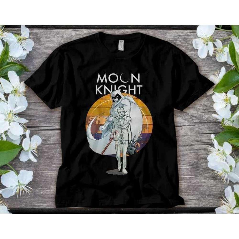 Moon Knight Marc Spector Marvel Comic Book Superhero Graphic T-Shirt